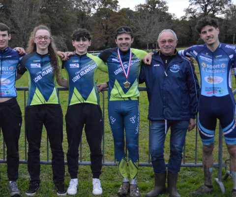 Cyclocross du 17 novembre : nos Champions Départementaux : Camille – Gabriel et Antoine