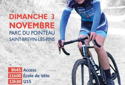 Notre Cyclocross du 03.11.2024 Un grand merci à nos sponsors et à la municipalité de St Brévin